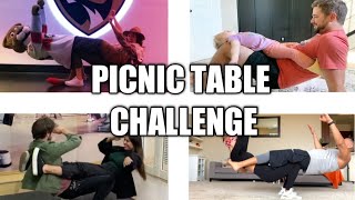 Picnic Table Challenge  Tiktok [upl. by Tingey]