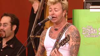 Brian Setzer Orchestra  Malaguena  Brand New Cadillac  7251999  Woodstock 99 East Stage [upl. by Arihsak]