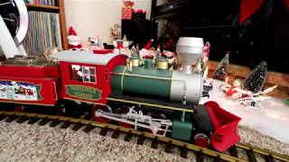 Big Model Trains Under And Around The Christmas Tree [upl. by Krefetz]