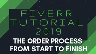 How Does Fiverr Work for Sellers  The Order Process  Fiverr Tutorial 2019  Ace It With Ava [upl. by Akyre588]