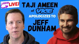 Taji Ameen of VICE Apologizes to Comedian Jeff Dunham [upl. by Enovaj]