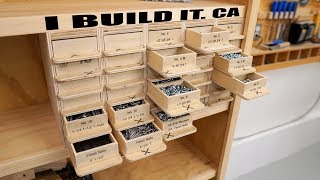 Making This Screw Organizer  30 Drawers 120 Compartments [upl. by Lorne]