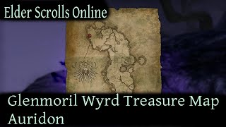 Glenmoril Wyrd Treasure Map Auridon Elder Scrolls Online ESO [upl. by Ennaihs779]