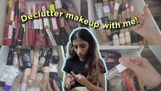 Declutter Makeup with Me  Urvee [upl. by Grunenwald128]