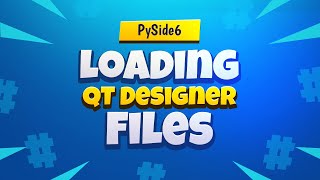 PySide6 Tutorial  Qt 6 For Python  Loading UI Files Created with Qt Designer [upl. by Loginov284]