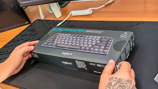 Um dos melhores TECLADOS MECÂNICOS pra PRODUTIVIDADE  Logitech MX Keys Mechanical Mini [upl. by Yentruok334]