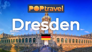 DRESDEN Germany 🇩🇪  Central City Tour in Summer  4K 60fps [upl. by Akeihsat442]