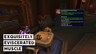 Exquisitely Eviscerated Muscle Recipe Location and How to Find  World of Warcraft The War Within [upl. by Bradley929]