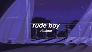 rihanna  rude boy slowed  reverb ✧ [upl. by Garrity426]