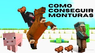 🎮 Como conseguir la montura en Minecraft 2021 1181 EL MEJOR METODO DE TODOS [upl. by Nymsaj]