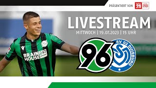 RELIVE Hannover 96  MSV Duisburg  Testspiel [upl. by Aicilef888]