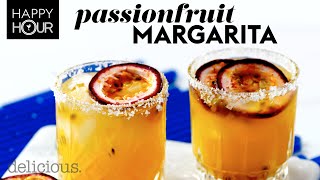 Passion fruit margarita cocktail recipe  delicious Australia [upl. by Sidky]