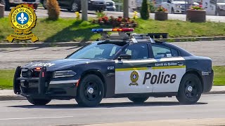 Kirkland  Sûreté du Québec Highway Patrol Cruiser Responds Urgently With Lights amp Siren [upl. by Imim807]