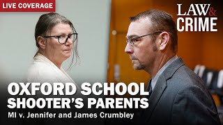 SENTENCING Oxford School Shooter’s Parents  MI v James amp Jennifer Crumbley [upl. by Krysta]