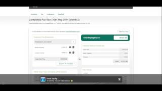 Emailing payslips in Sage One Payroll [upl. by Anazus]