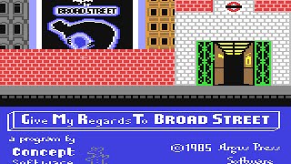 Give My Regards To Broad Street  Playthrough C64 [upl. by Aslehc]