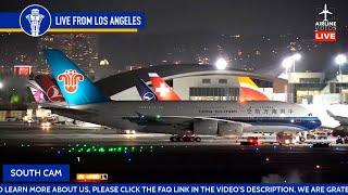 NIGHT Plane Spotting at LAX [upl. by Onia]