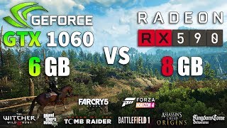 RX 590 vs GTX 1060 Test in 8 Games [upl. by Elyssa590]