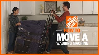 How to Move A Washing Machine  Washers amp Dryers  The Home Depot [upl. by Yla]