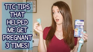 HOW TO GET PREGNANT QUICKLY  TTC TIPS  Erika Ann [upl. by Inoj]