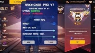 Haxxcker pro v7  ob46 rank push  aimbot hack live stream magic bullet hack [upl. by Nillor]