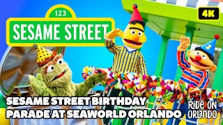 Sesame Street Birthday Parade at SeaWorld Orlando  New For 2024 [upl. by Dann]