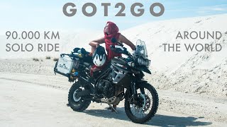 Got2Go  90000 Kilometers AROUND THE WORLD on a motorcycle SOLO [upl. by Yert686]