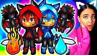 🔥🌊 The Elemental Brothers 🔥🌊 Gacha Life Mini Movie Fantasy Story Reaction [upl. by Anilocin]