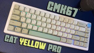 GMK67 custom keyboard sound test [upl. by Htinnek]