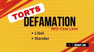 Defamation Sec 499 IPC Sec 356 BNS  Libel amp Slander Katie Holmes Case Law of Torts [upl. by Barney]