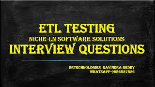 quotTop ETL Testing Interview Questions amp Answers 2024  Ace Your ETL Testing Interviewquot [upl. by Ruthy338]