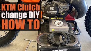 KTM Clutch Replacement How To DIY [upl. by Pattie]