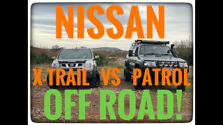 Nissan X Trail Vs Patrol Off Road [upl. by Fionna]