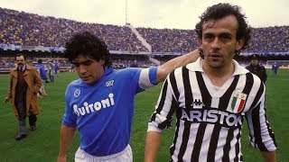 Michel Platini Vs Maradona 1986  Juventus x Napoli [upl. by Meade741]