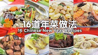 年菜食谱 1 Chinese New Year Recipe Compilation Vol1 [upl. by Aicercal]