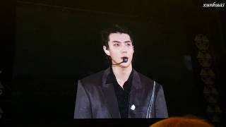 ENG SUB  FULL 180713180715 The EℓyXiOn dot  Sehun Opening Ment [upl. by Aerdua]