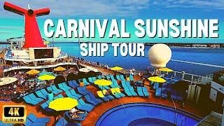 New Carnival Sunshine Full Ship Tour Deck By Deck  Ultimate Cruise Ship Tour 2023🚢 ⚓️ 🛳 [upl. by Oramlub376]