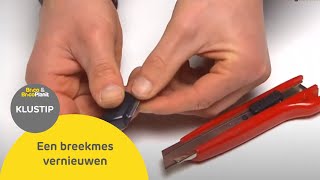 Een breekmes vernieuwen [upl. by Jesus]