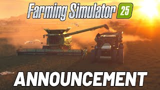 FARMING SIMULATOR 25 ANNOUNCEMENT  Release Date New Crops Animals and Maps [upl. by Suter]