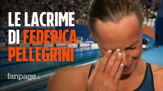 Federica Pellegrini non trattiene le lacrime quotÈ la mia ultima Olimpiadequot [upl. by Gladis83]