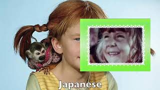 Pippi Longstocking 1969 Opening Multilanguage Compaison [upl. by Pontus]