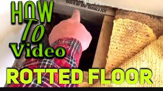 Mobile Home Soft Floor Repair [upl. by Milda]