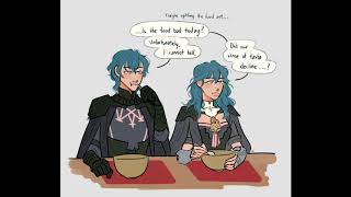 Fire Emblem Three Houses Comic Dub Claude Flirts With Byleth [upl. by Tertius]