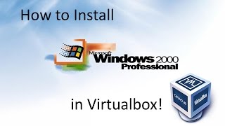 Windows 2000 Professional  Installation in Virtualbox [upl. by Zurek]