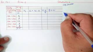 Ex141 Q6 Chapter14 Statistics  Ncert Maths Class10  Cbse [upl. by Thorsten]