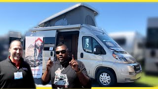 2021 Roadtrek Class B RV Camper Van Line WalkThrough Zion SRT Play amp Slumber At Ocala RV Show [upl. by Urbanus]