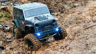 RC Mudding 4X4  AMAZING Rock Crawler 200 RTR Budget Truck  TheRcSaylors [upl. by Ahteral]