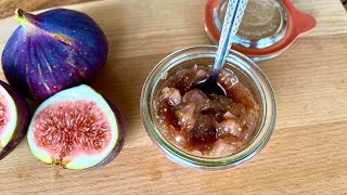 Feigen Chutney selber machen Rezept würzige Marmelade aus Feigen [upl. by Baskett]