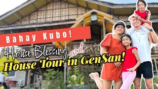 Bahay Kubo in GenSan  House Tour and House Blessing  Melason Family [upl. by Macmullin]