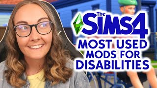 My most used mods for disabilities in The Sims 4  Collab with jessicaoutofthecloset [upl. by Johanan]